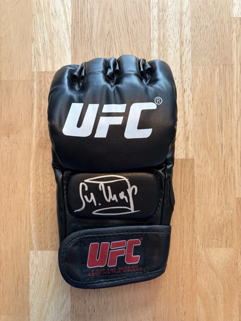 Sharaputdin Shara Bullet Magomedov Signed UFC Glove COA BAS Beckett