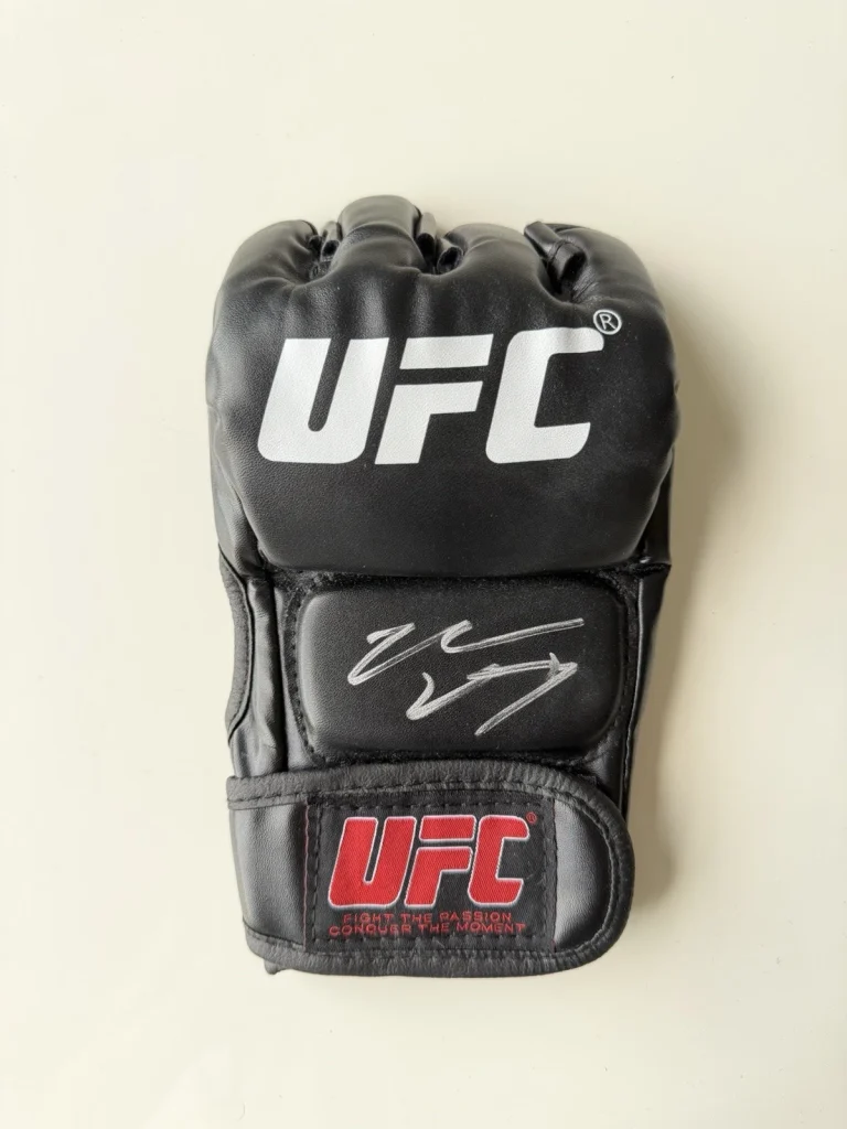 Nate Diaz Fighter Autographed UFC MMA Glove JSA COA