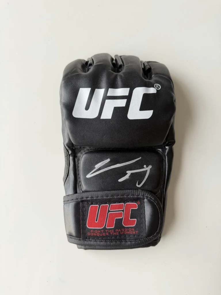 Nate Diaz Fighter Autographed UFC MMA Glove JSA COA