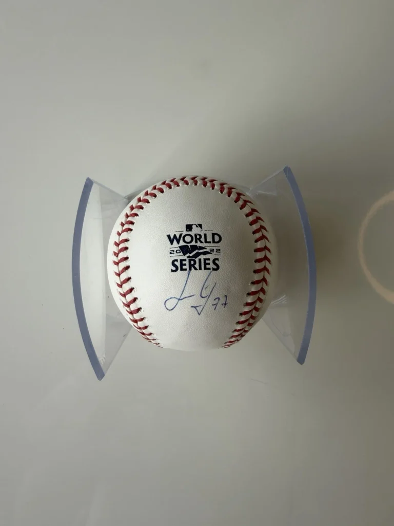 Luis Garcia Houston Astors Autographed 2022 World Series Baseball JSA COA￼
