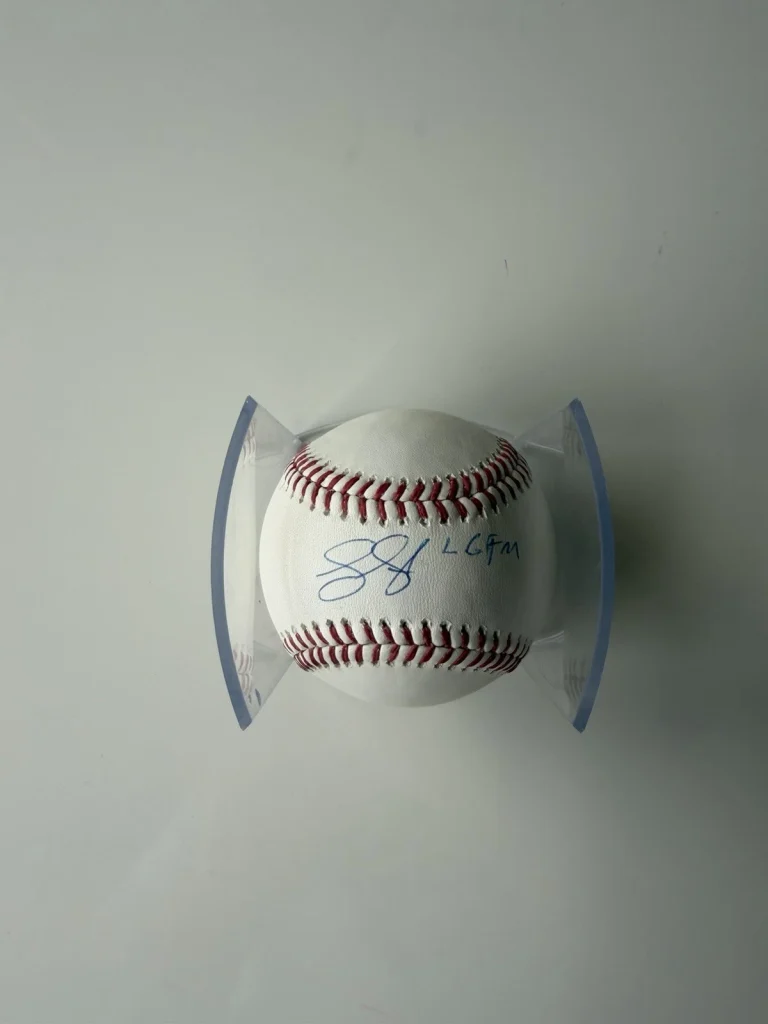 Luis Guillorme New York Mets Autographed Baseball Inscribed LGFM JSA COA