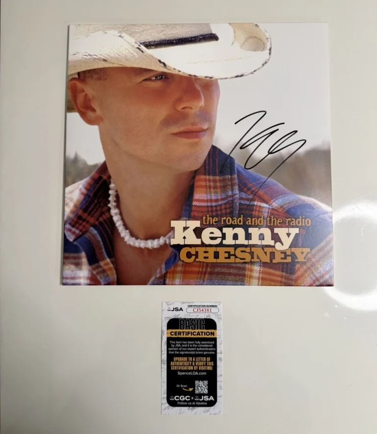 Kenny Chesney Autographed The Road And The Radio Album Vinyl JSA COA