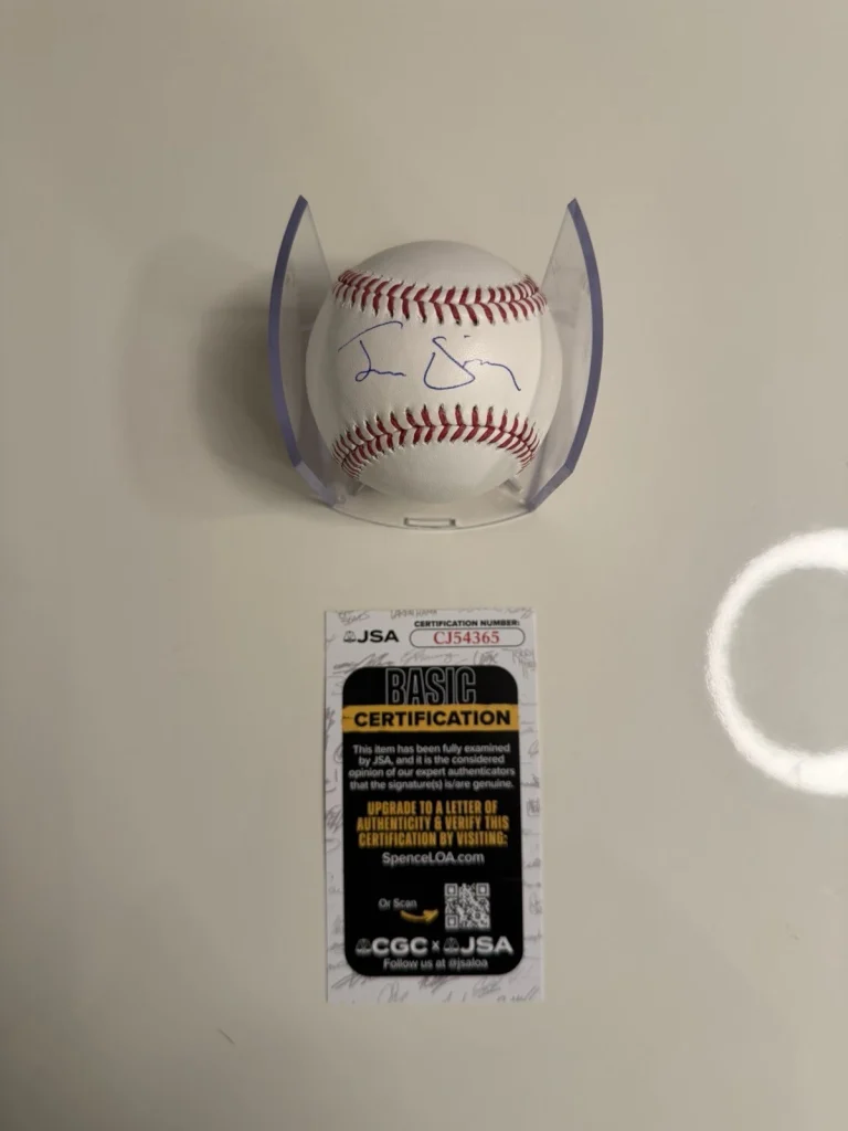 Jesse Eisenberg Actor Autographed Baseball Rare JSA COA