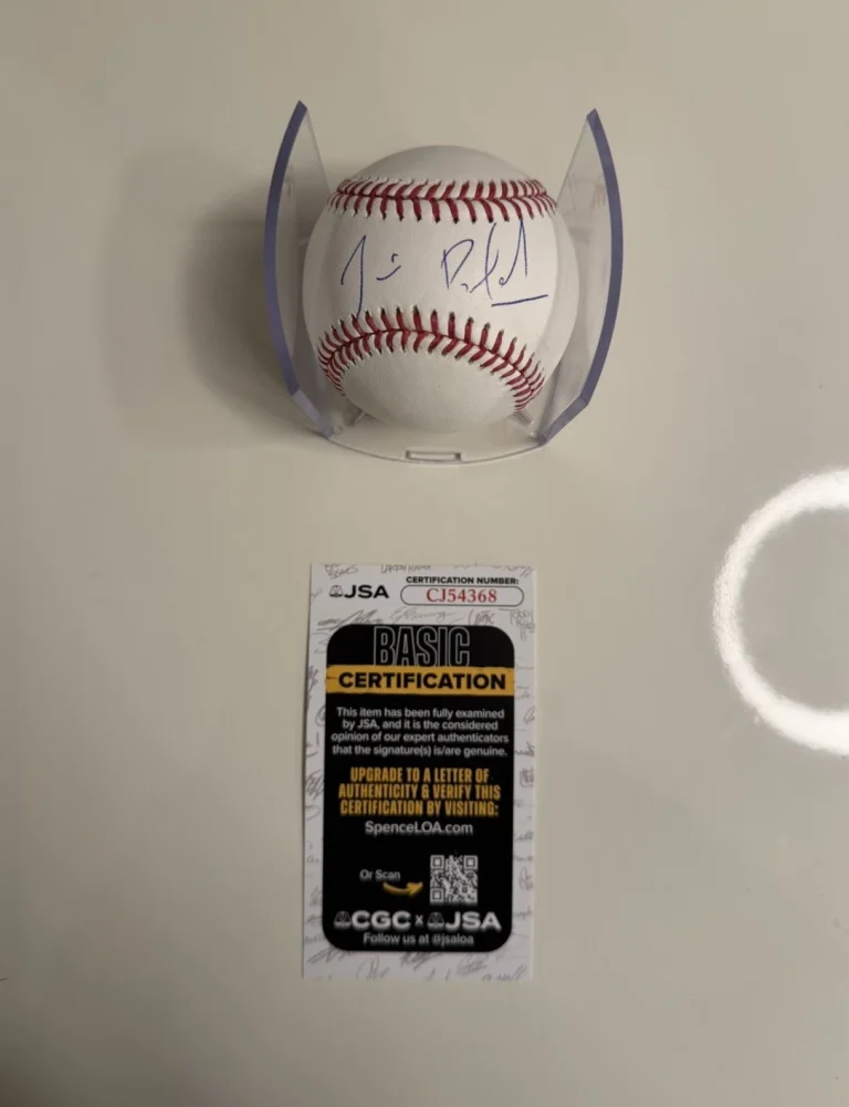 Jim Belushi Actor Autographed Baseball Chicago Cubs Blue Brothers JSA COA