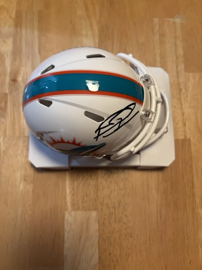 Tua Tagovailoa Signed Autographed Miami Dolphins Mini Helmet Fanatics Coa