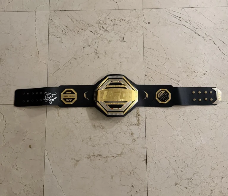 Jon Jones UFC Fighter Autographed Championship Belt Bones Rare Champ JSA COA