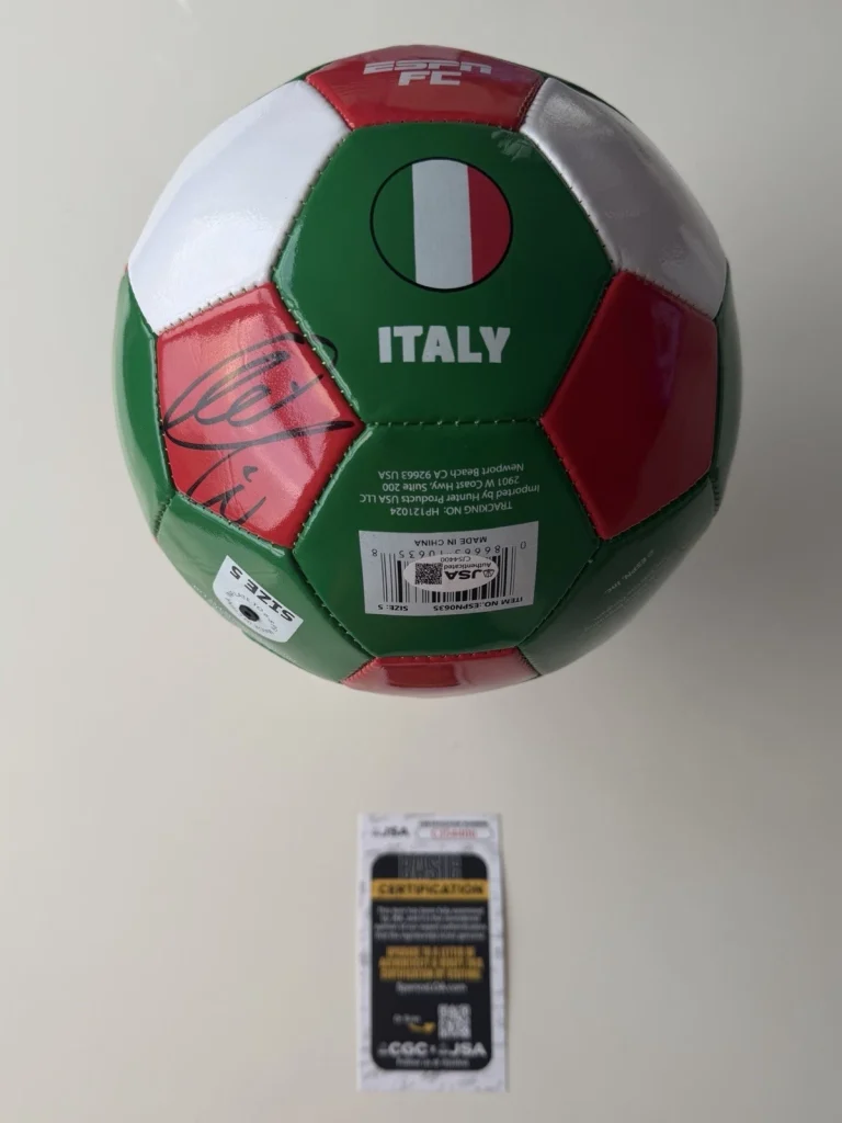 Francesco Totti Autographed Italy Soccer Ball 2006 World Cup JSA COA