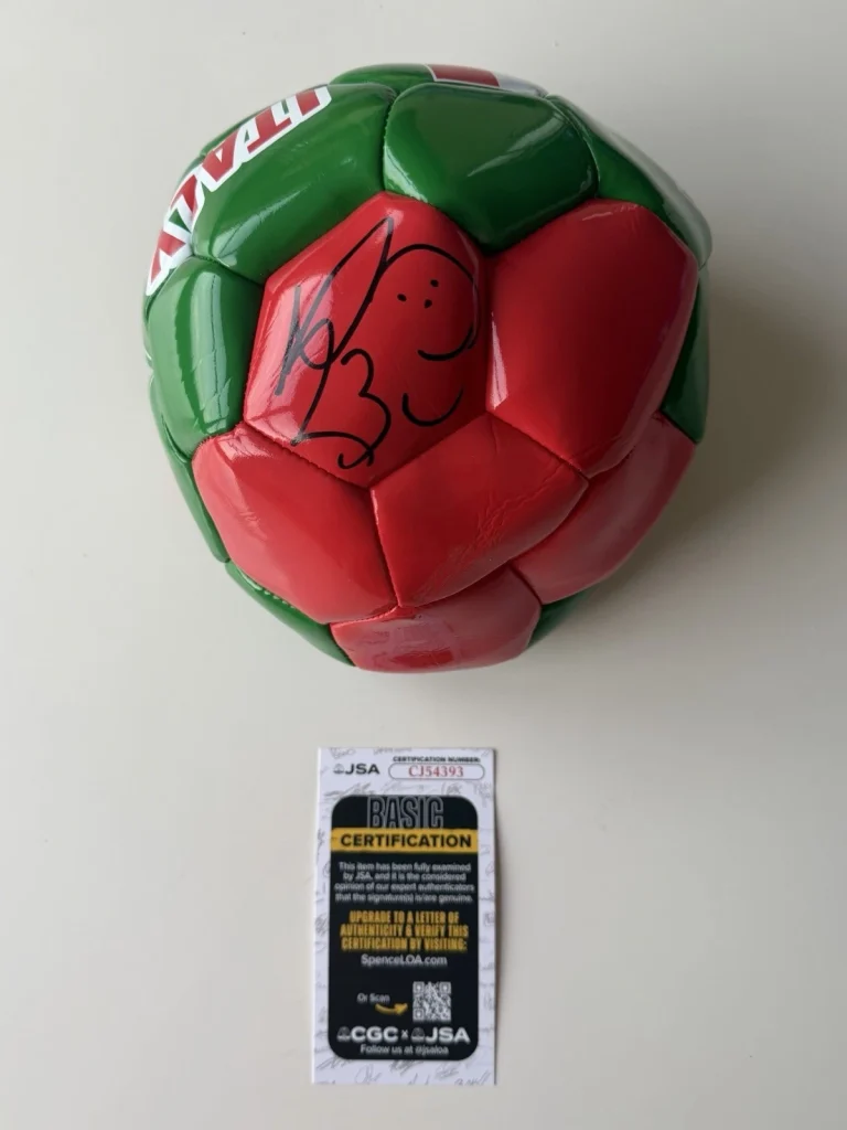 Marco Materazzi Autographed Italy Soccer Ball 2006 World Cup JSA COA