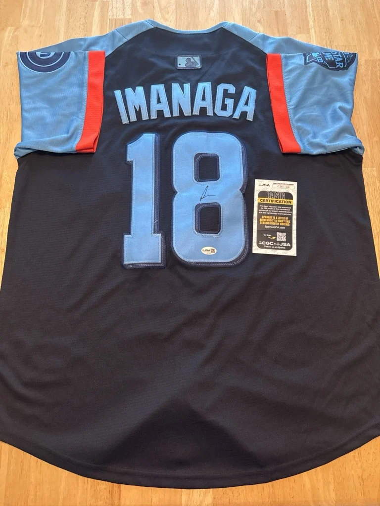 Shota Imanaga Signed Autographed 2024 All Star Game Jersey Chicago Cubs JSA COA