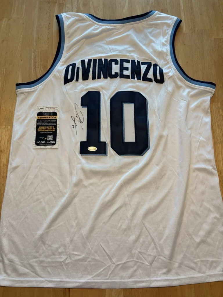 Donte Divincenzo Signed Autographed Villanova Wildcats Jersey  JSA Coa