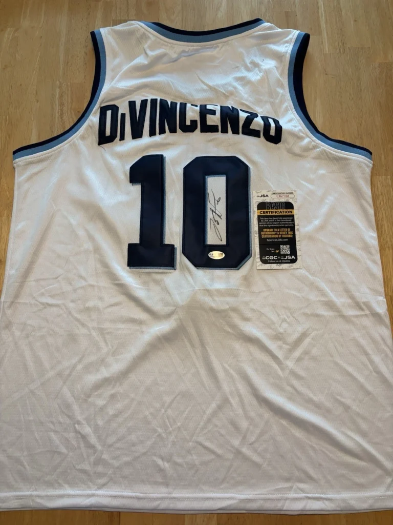 Donte Divincenzo Signed Autographed Villanova Wildcats Jersey  JSA Coa