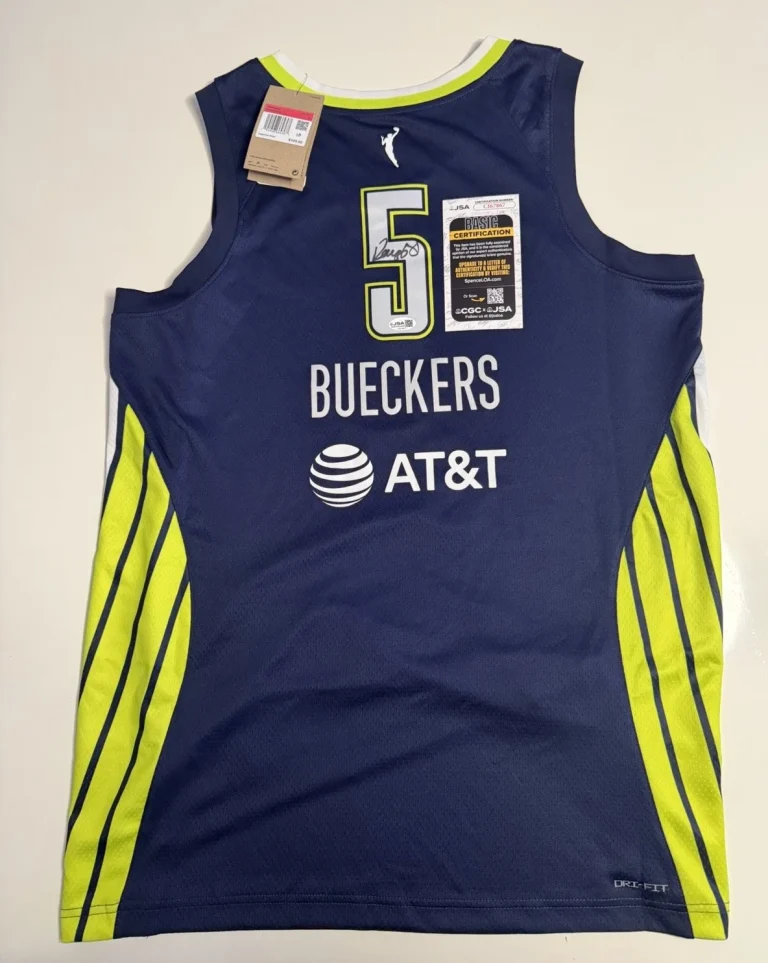 Paige Bueckers Dallas Wings Autographed Jersey Star JSA COA