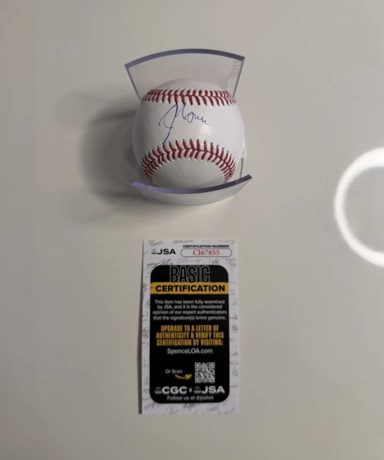 Justin Thomas Golfer Autographed Baseball PGA JSA COA