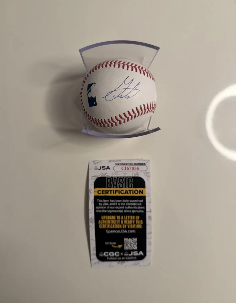 Gaten Matarazzo Actor Autographed Baseball Stranger Thing JSA COA