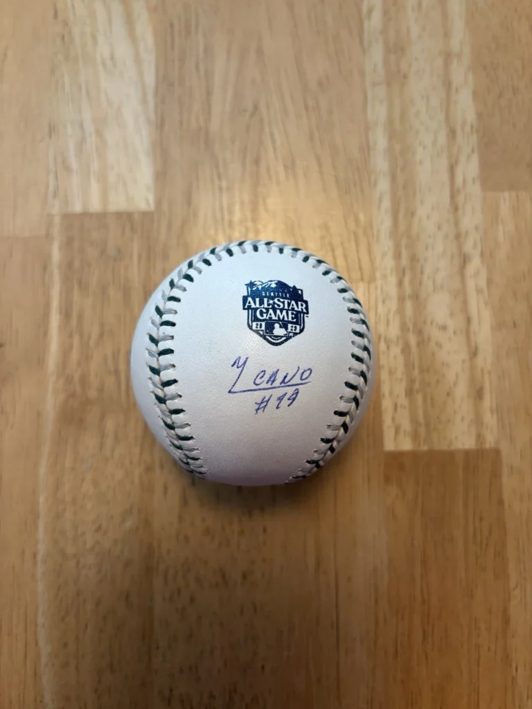 Yennier Cano 2023 All Star Game Signed Rawlings Baseball Beckett BAS Autograph