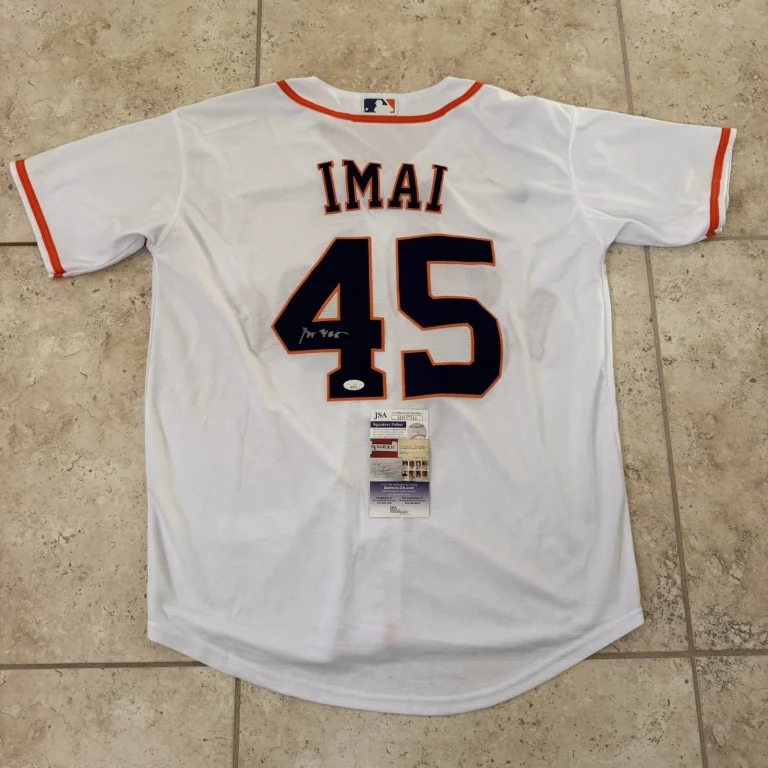 Tatsuya Imai Houston Astros Autographed Signed  Jersey . Rare!!!!. JSA Certified