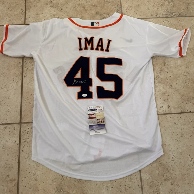 Tatsuya Imai Houston Astros Autographed Signed  Jersey . Rare!!!!. JSA Certified