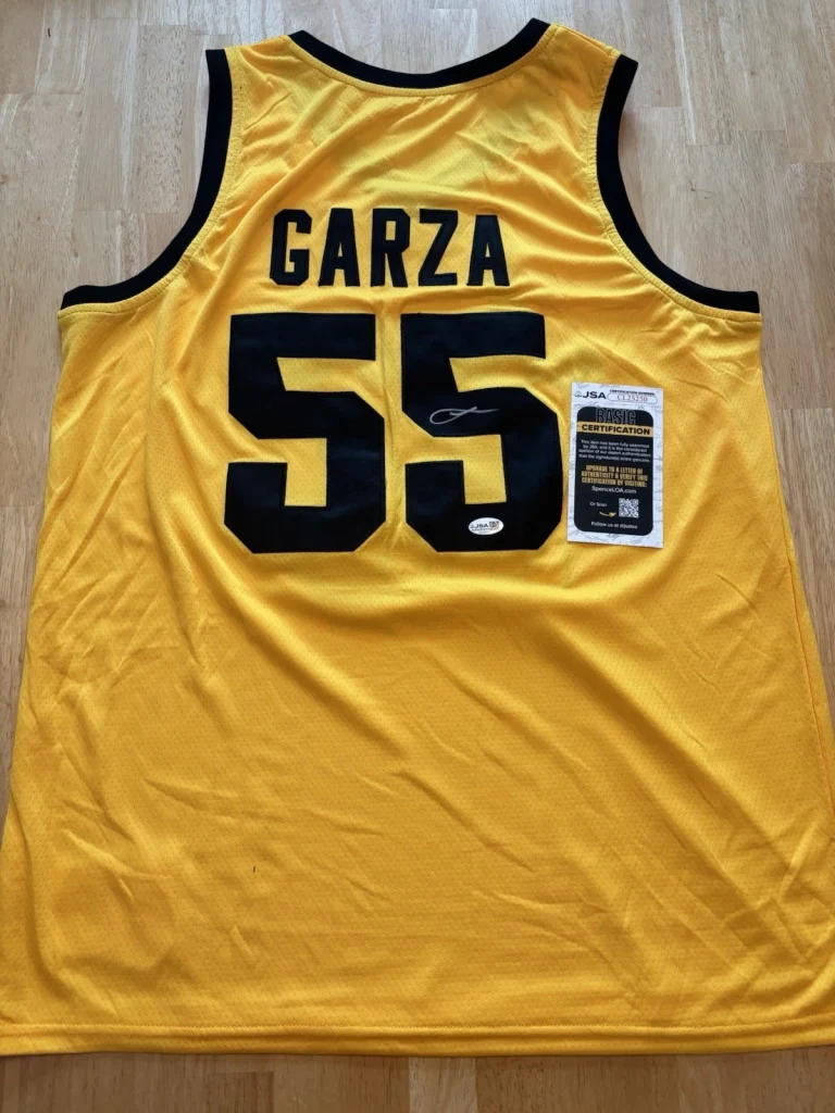 Luka Garza Signed Autographed Iowa Hawkeyes NCAA Jersey RARE. JSA Coa. Celtics