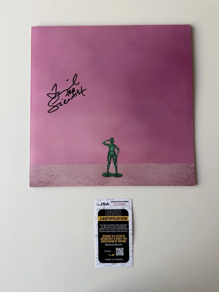 Mariah the Scientist Autographed “HEARTS SOLD SEPARATELY” Vinyl Record JSA COA
