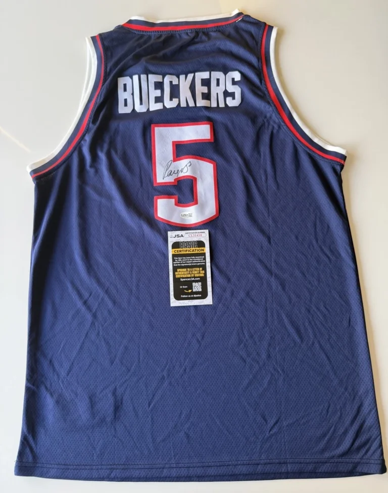 Paige Bueckers UConn Huskies Autographed Jersey JSA COA