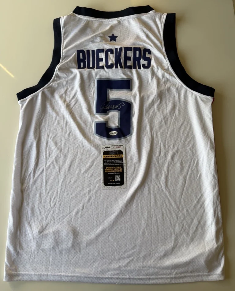 Paige Bueckers UConn Huskies Autographed Jersey JSA COA