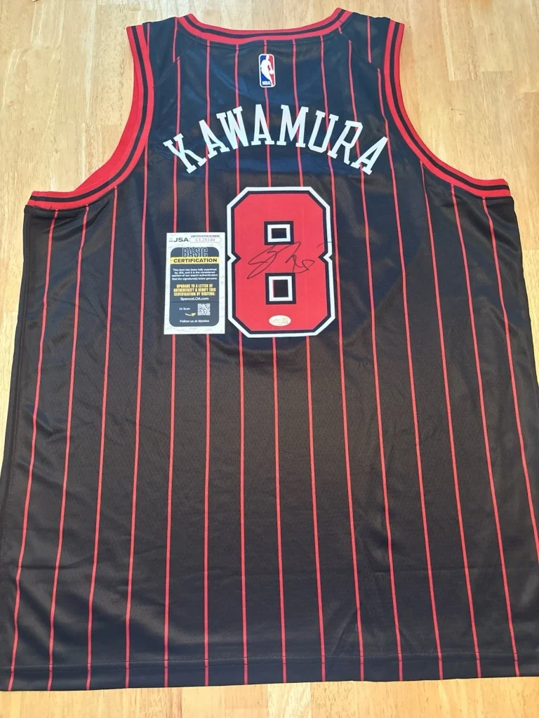 Yuki Kawamura Signed Autographed Chicago Bulls Jersey Jsa Coa Team Japan