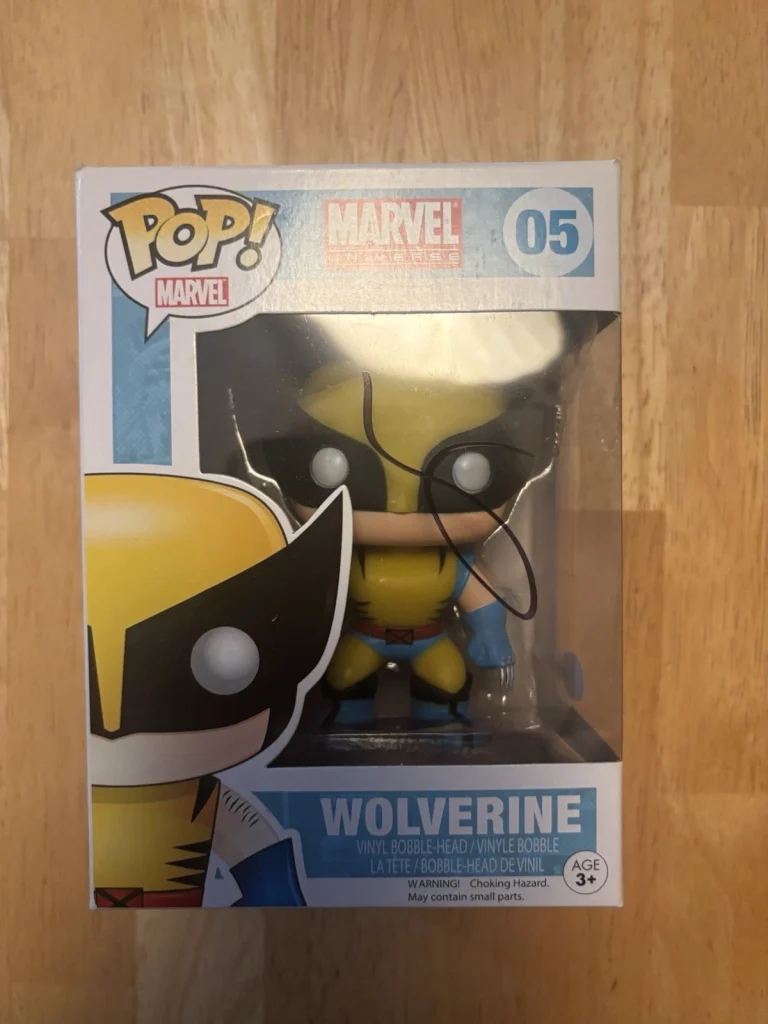 Hugh Jackman Signed Wolverine Funko Pop X-Men Marvel #05 Autograph JSA COA