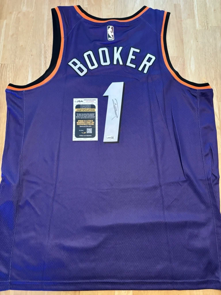 Devin Booker Signed Autographed  Phoenix Suns Jersey JSA COA