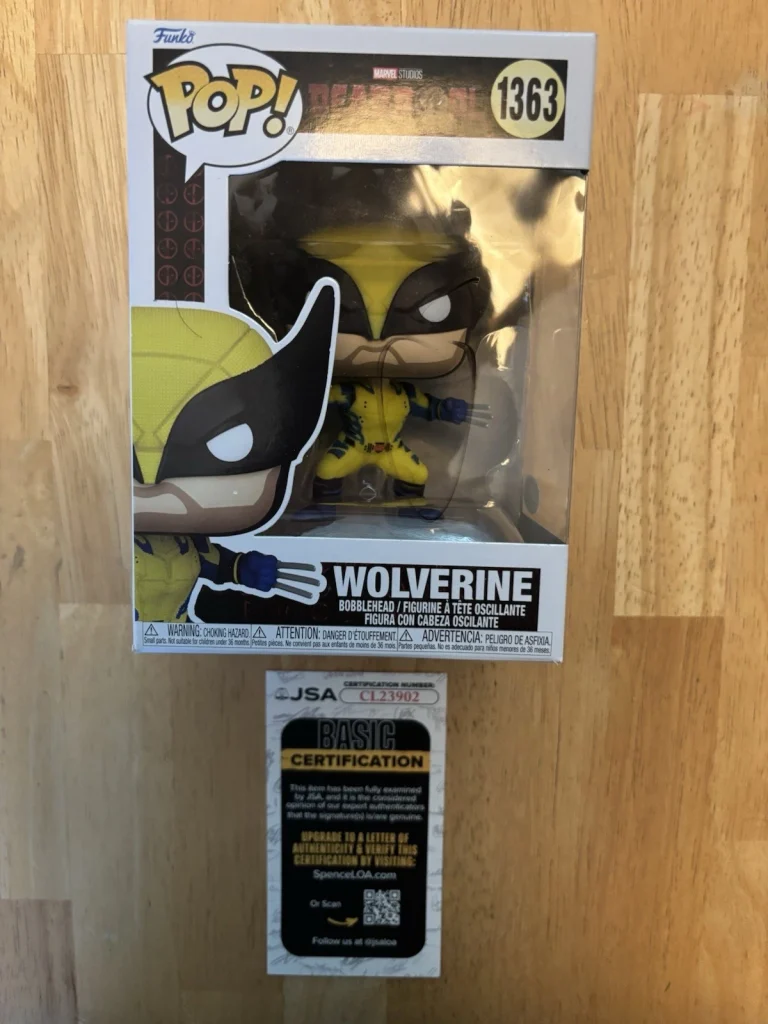 Hugh Jackman Signed Autographed Funko Pop X-Men Wolverine Deadpool #1363 JSA COA