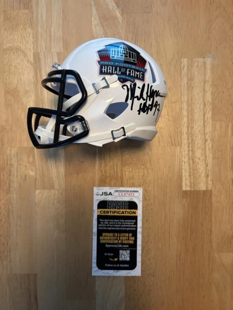 Mike Haynes Signed Autographed HOF Mini Football Helmet. Raiders. JSA Coa