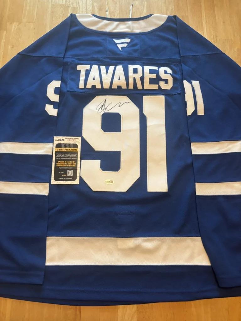 John Tavares Signed Autographed Toronto Maple Leafs Jersey.  JSA COA.