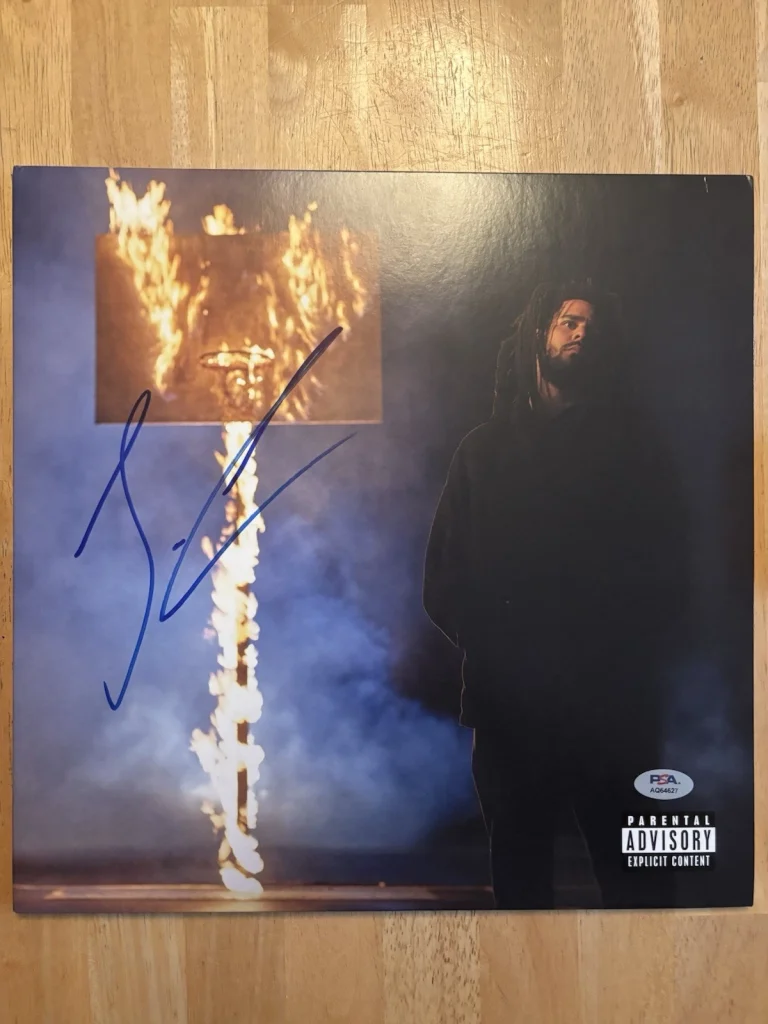 J. Cole Signed Autographed The Off-Season Album LP Vinyl PSA/DNA AUTO