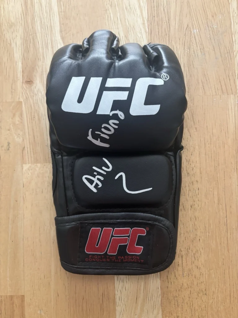Ailin Perez - Signed Autographed  Inscribed UFC Glove - Beckett  Certification