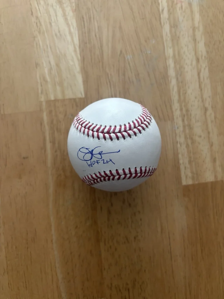 Jim Leyland Signed Autographed Baseball. Hof 24 Inscription. Jsa Coa