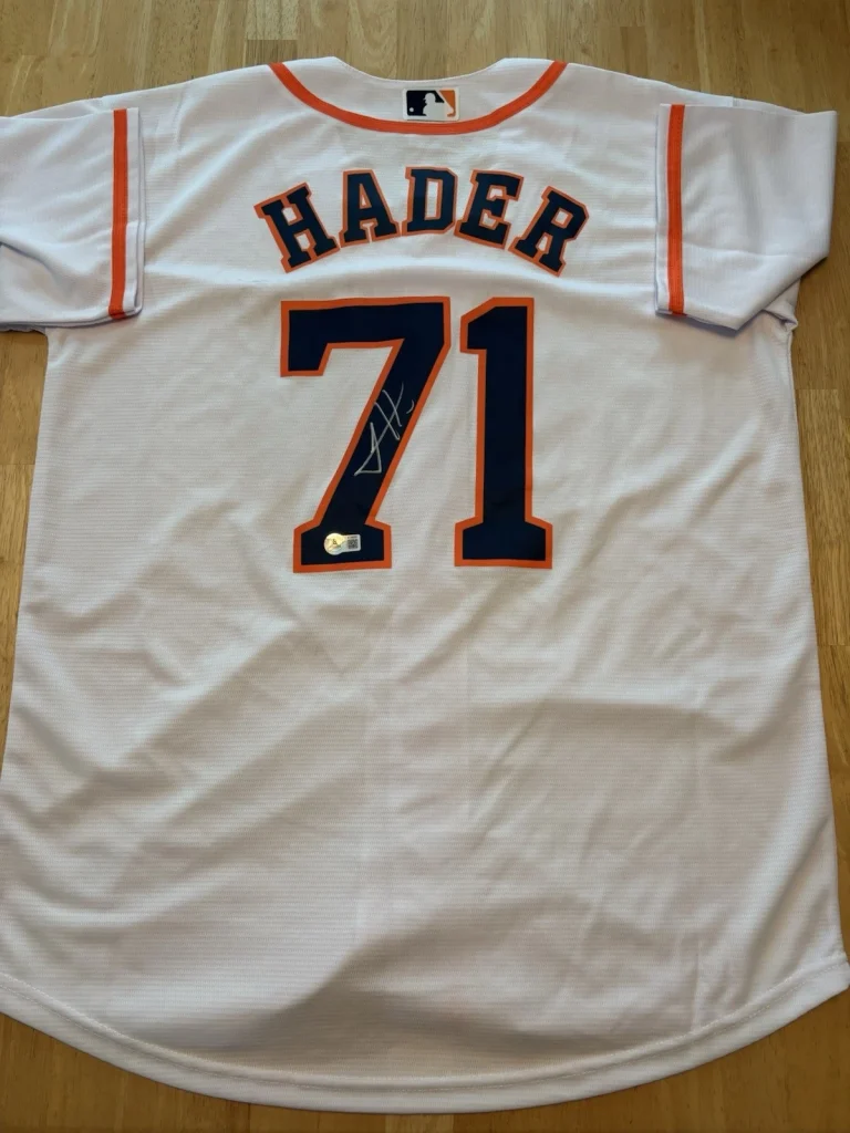 Josh Hader Signed Autographed Houston Astros Jersey Beckett COA Certified