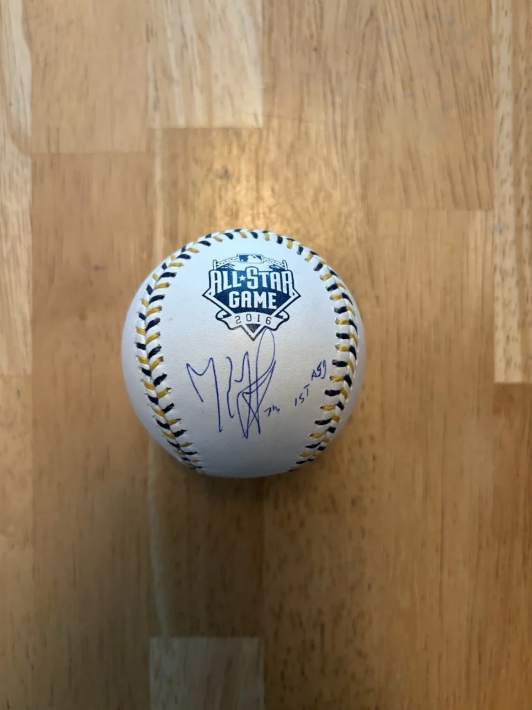 Kenley Jansen  Autographed Signed Inscribed 2016 All Star Baseball. Beckett Coa