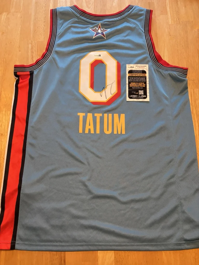 Jayson Tatum Signed Autographed 2025 All Star Jersey. Boston Celtics. JSA Coa