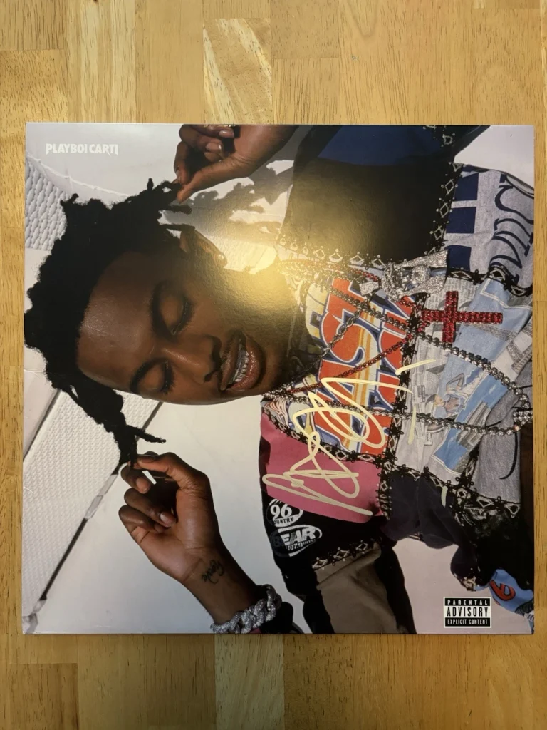 PLAYBOI CARTI SIGNED AUTOGRAPHED MIXTAPE ALBUM VINYL. Beckett  COA