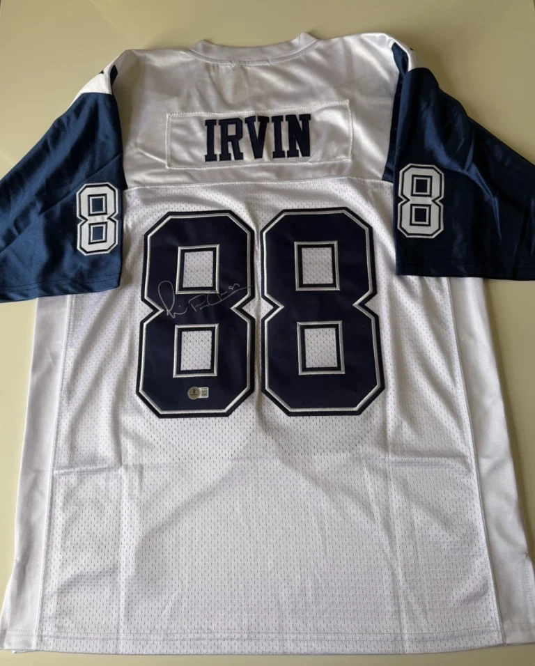 Michael Irvin Dallas Cowboys Autographed Jersey Beckett BAS
