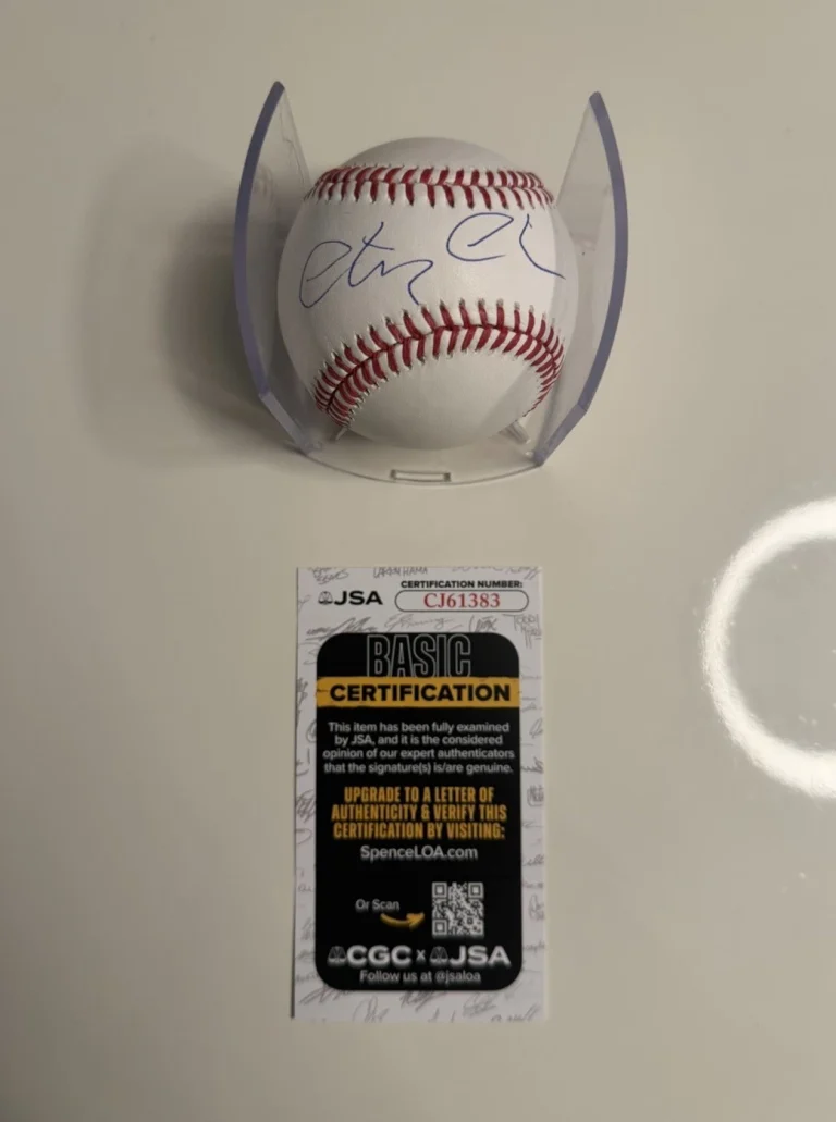 Chevy Chase Actor Autographed Baseball Movie Star Caddyshack JSA COA