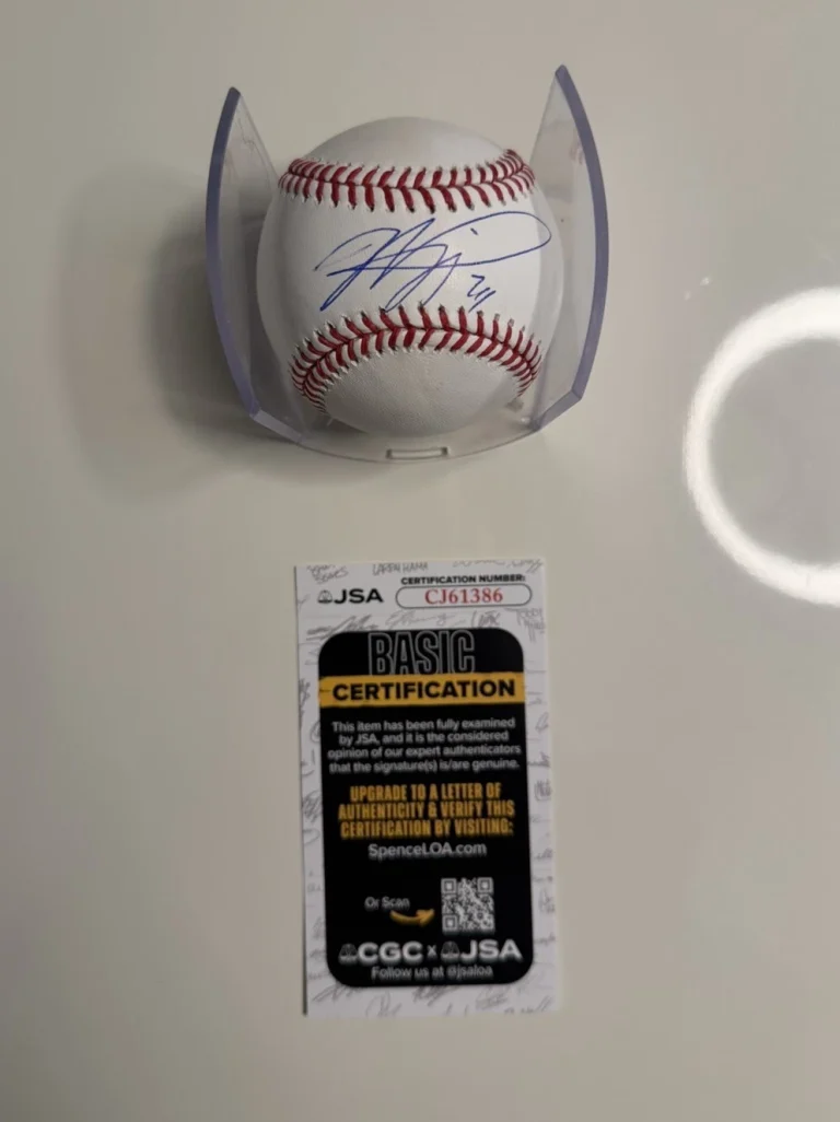 Mike Piazza New York Mets Autographed Baseball Star JSA COA