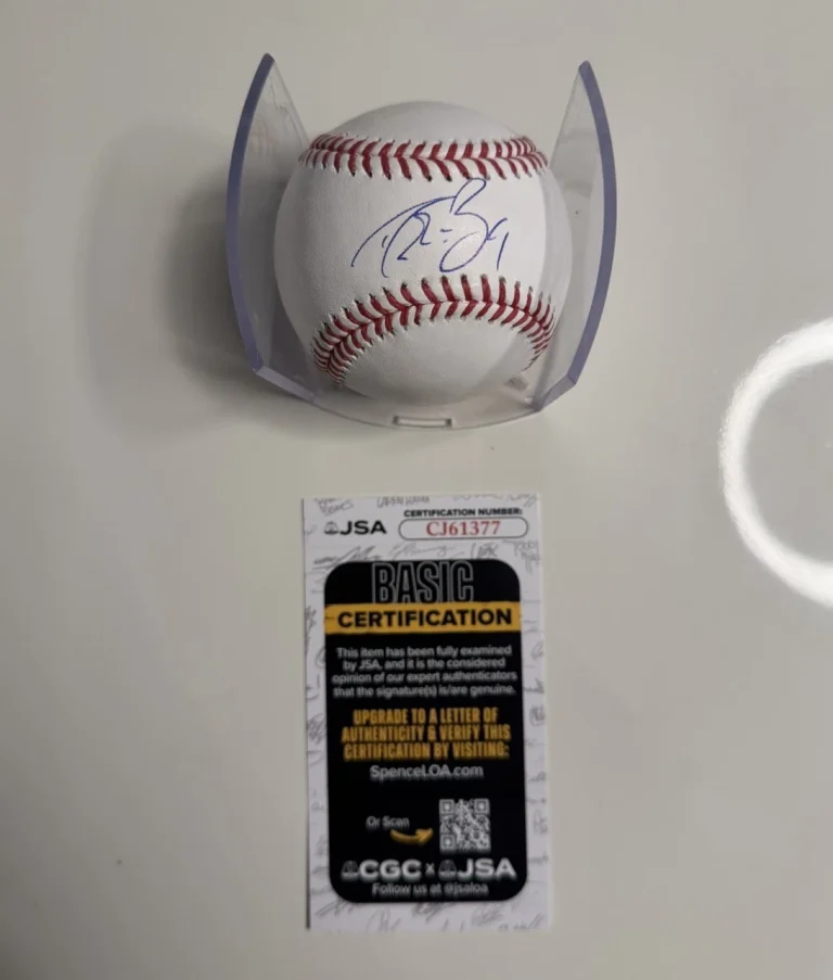 Drew Brees New Orleans Saints Autographed Baseball Rare Star JSA COA