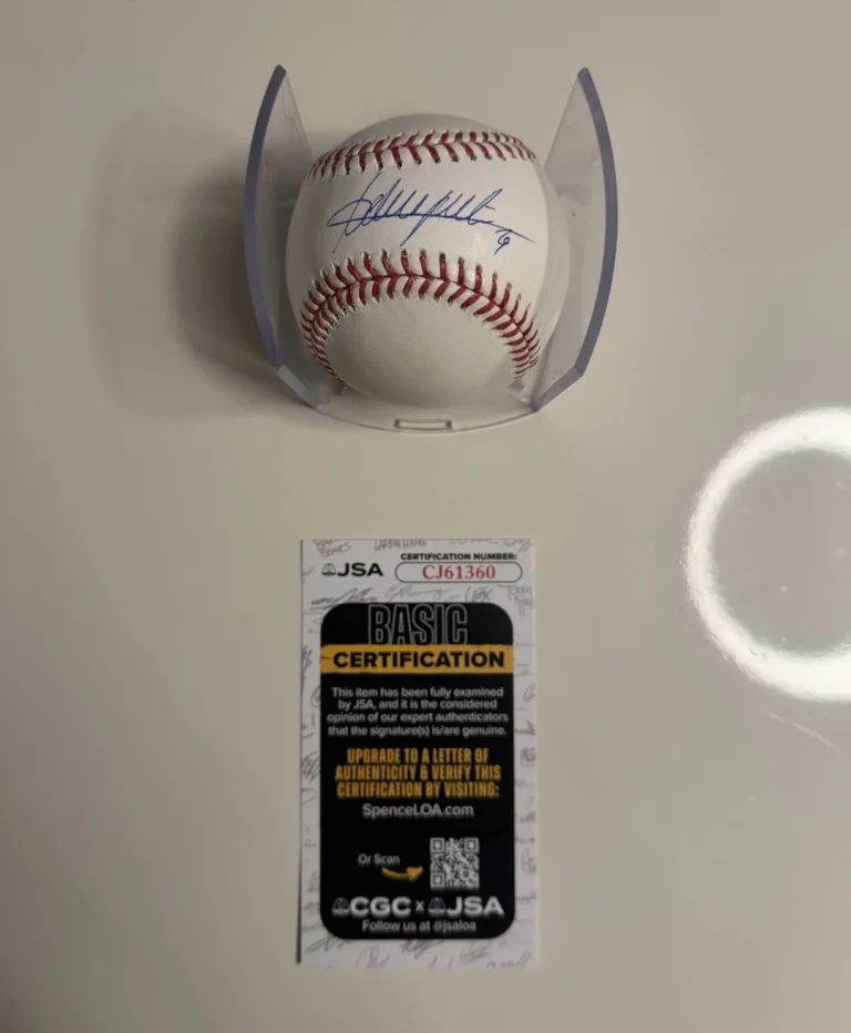 Adrian Beltre Texas Rangers Autographed Baseball JSA COA