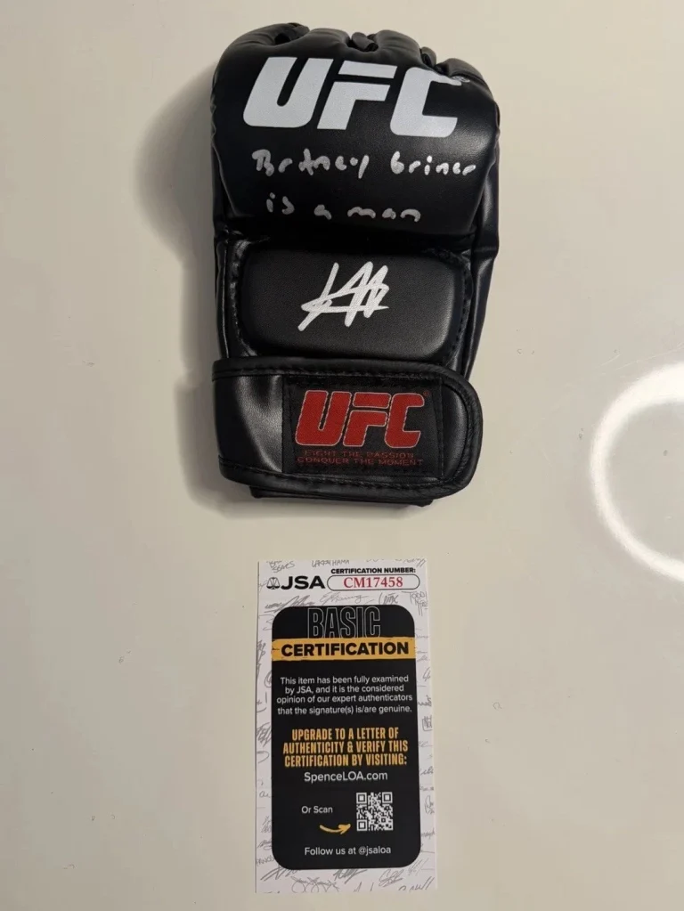 Josh Hokit Autographed UFC Glove MMA Inscribed Rare JSA COA