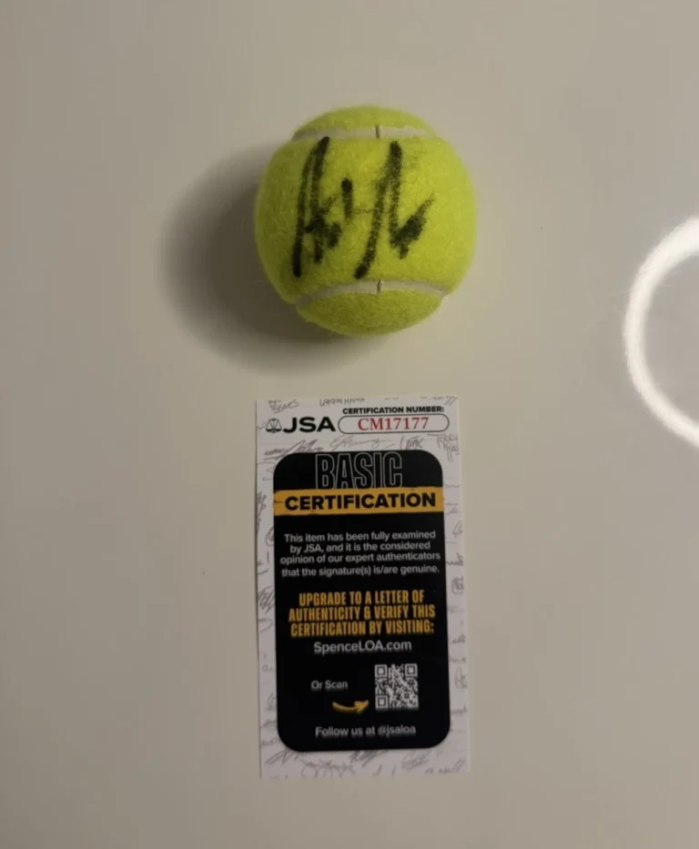Andre Agassi Autographed Penn Tennis Ball Star JSA COA
