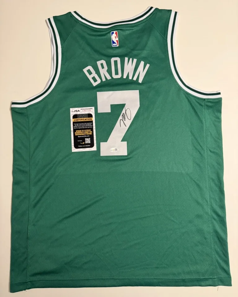 Jaylen Brown Boston Celtics Autographed Jersey Rare Star JSA COA