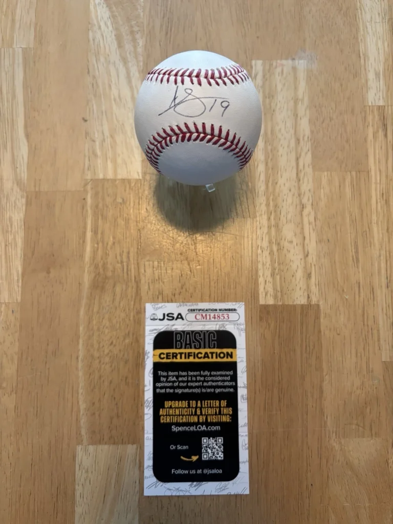 Andrelton Simmons Signed Autographed ROMLB Baseball. JSA Coa
