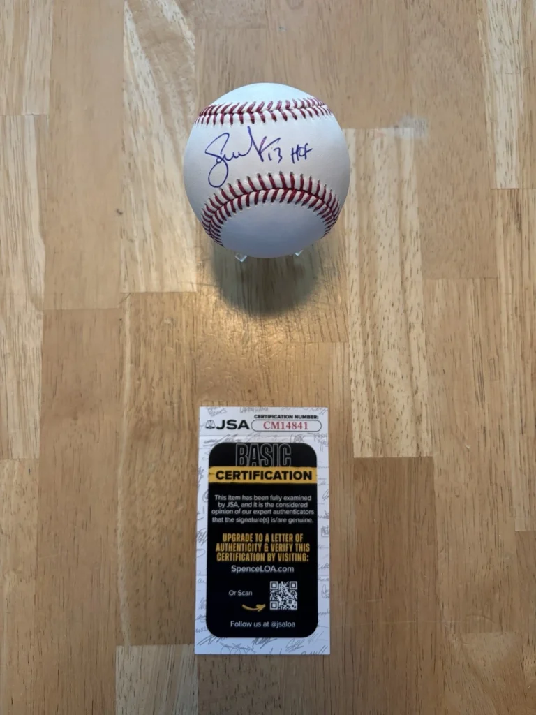 Steve Nash Signed Autographed Inscribed  Baseball Phoenix Suns JSA Coa. HOF