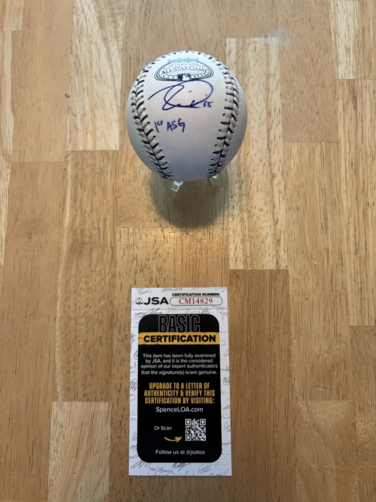 Tim Lincecum signed Autographed Inscribed 2008 All Star baseball Jsa Coa Rare .