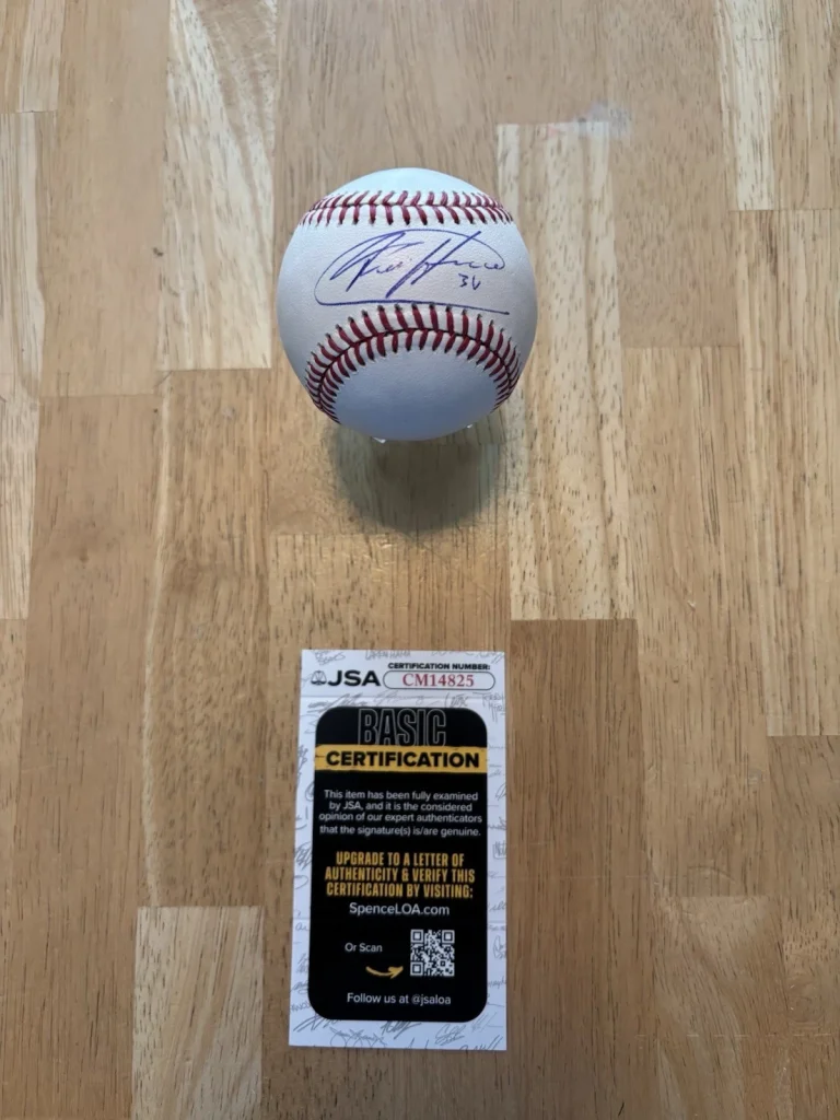 Felix Hernandez Autographed Signed Major League Baseball. JSA Coa. Mariners